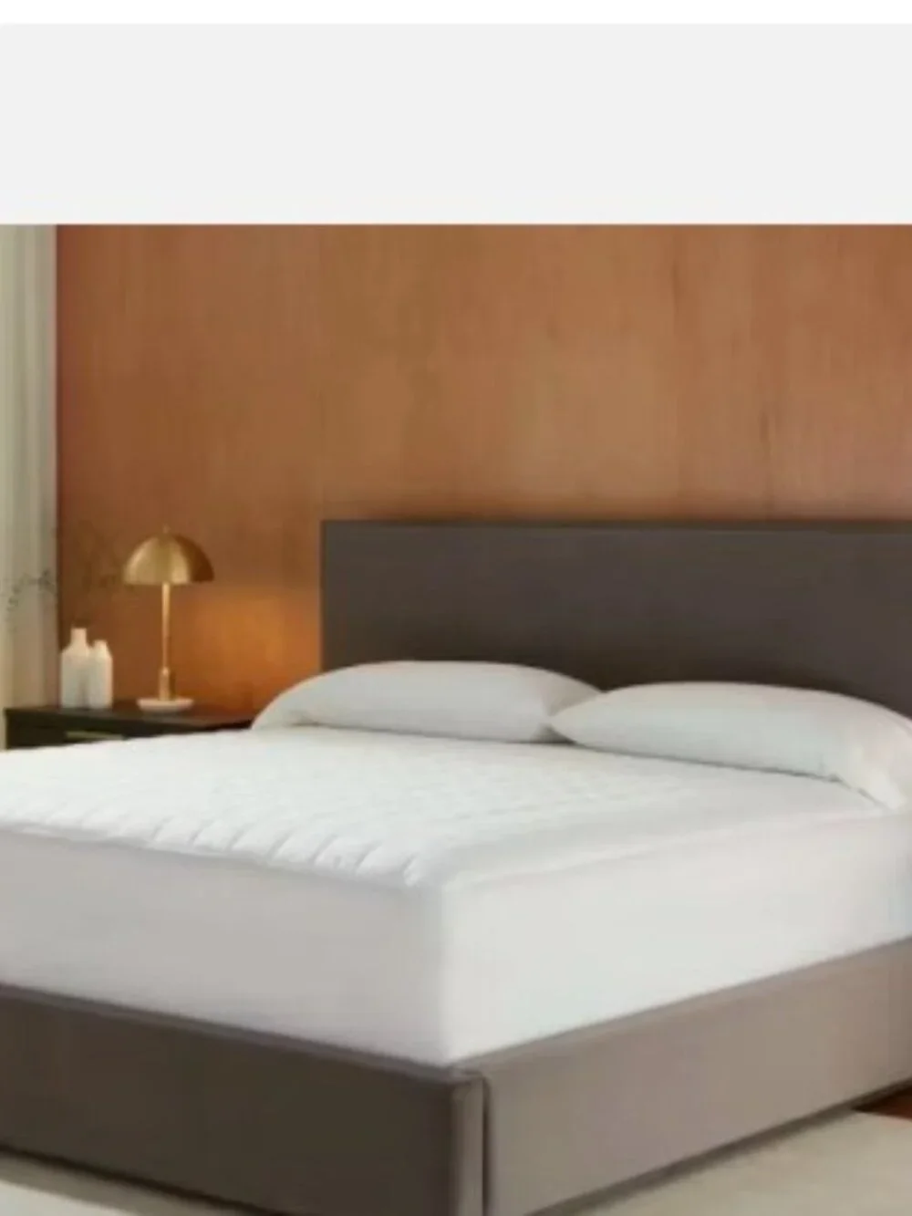 NWOT SAATVA Cotton Mattress Pad/Cover Queen Size Retails $195.00